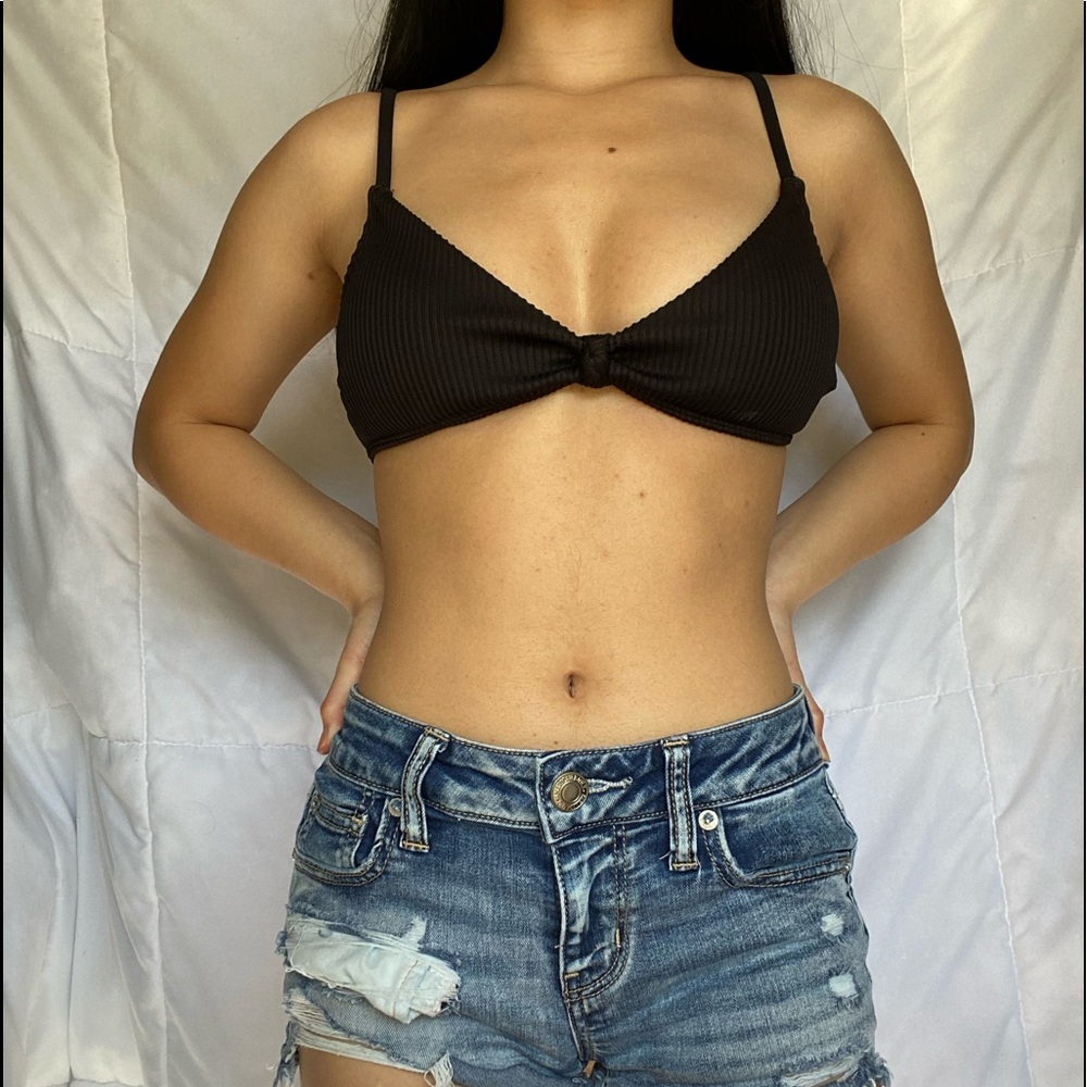 Hollister Black Bikini Top